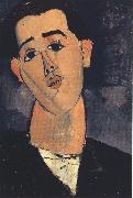 Amedeo Modigliani Portrait of Juan Gris (mk39) oil painting on canvas